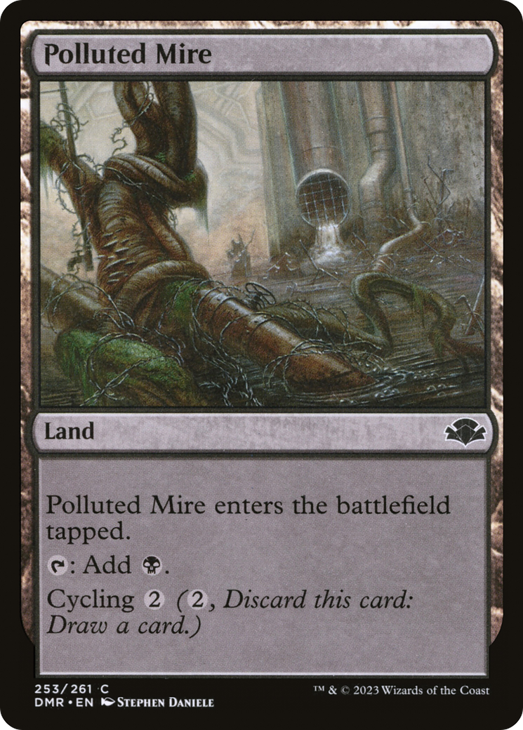 Polluted Mire [Dominaria Remastered] | Black Swamp Games