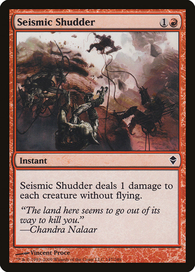 Seismic Shudder [Zendikar] | Black Swamp Games