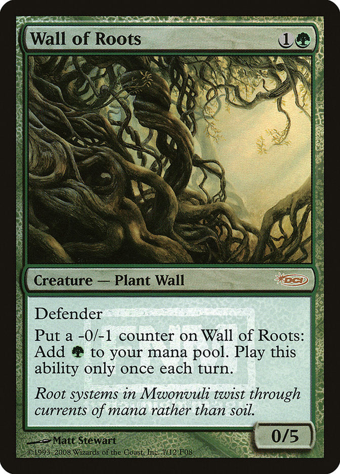 Wall of Roots [Friday Night Magic 2008] | Black Swamp Games