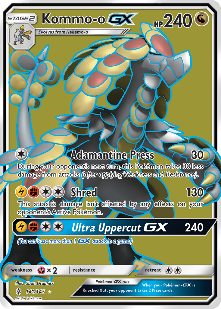 Kommo-o GX (141/145) [Sun & Moon: Guardians Rising] | Black Swamp Games