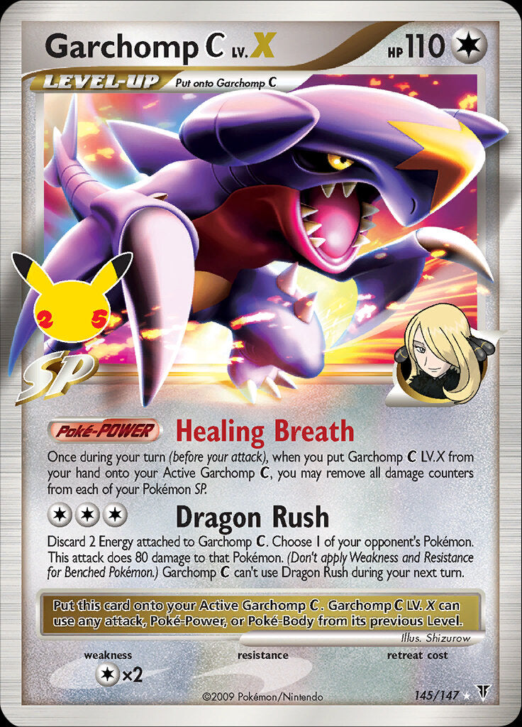 Garchomp C LV.X (145/147) [Celebrations: 25th Anniversary - Classic Collection] | Black Swamp Games