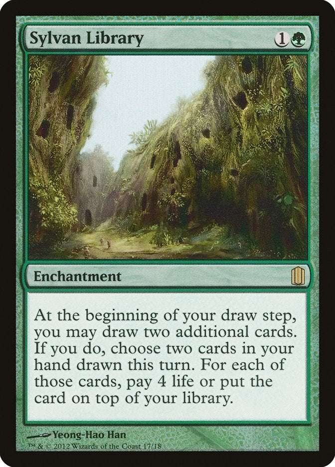 Sylvan Library [Commander's Arsenal] | Black Swamp Games