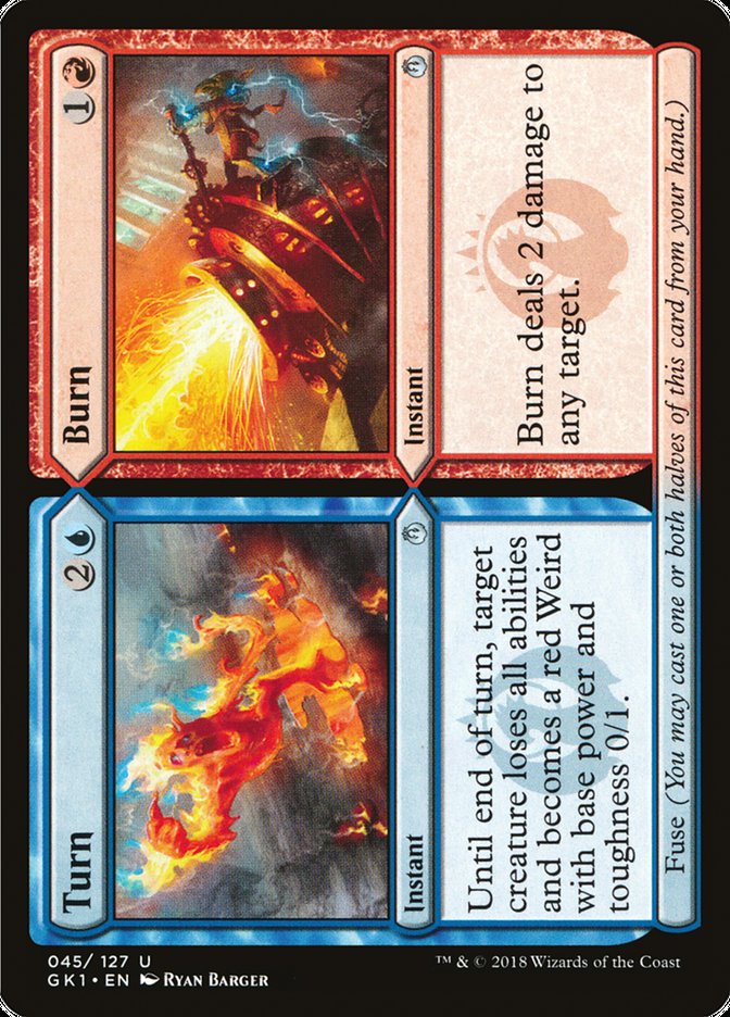 Turn // Burn [Guilds of Ravnica Guild Kit] | Black Swamp Games