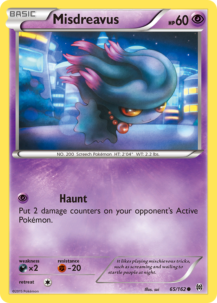 Misdreavus (65/162) [XY: BREAKthrough] | Black Swamp Games