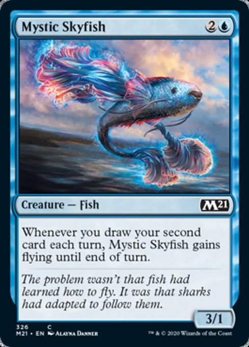 Mystic Skyfish [Core Set 2021] | Black Swamp Games