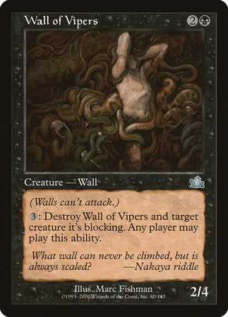 Wall of Vipers [Prophecy] | Black Swamp Games