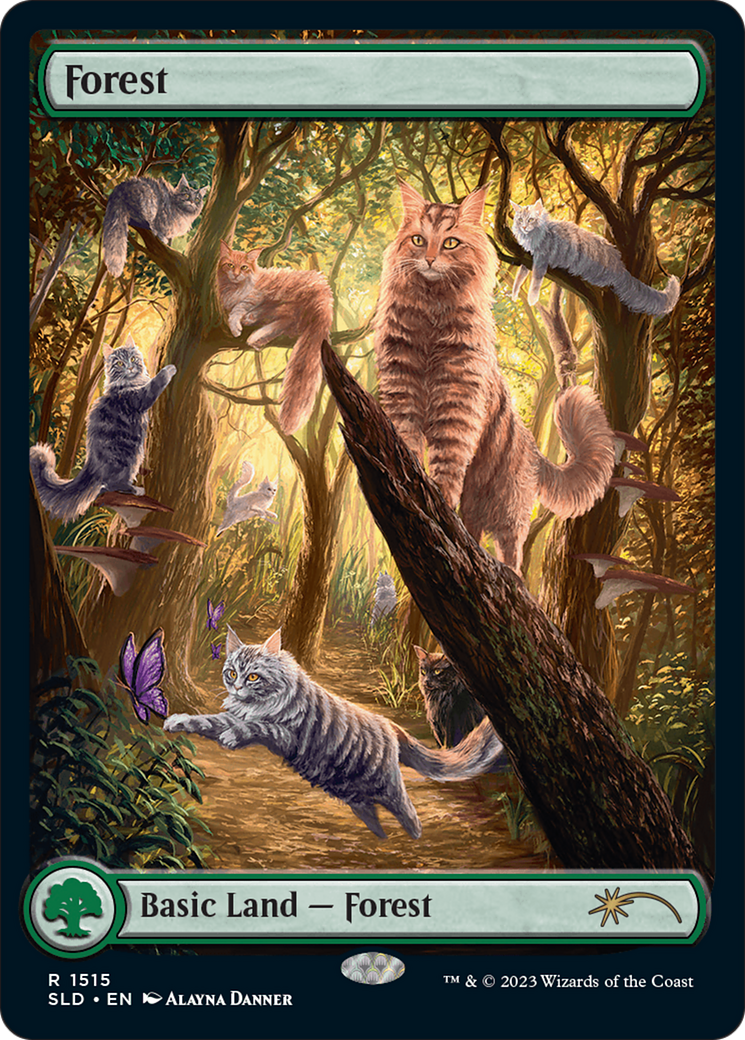 Forest (1515) [Secret Lair Commander Deck: Raining Cats and Dogs] | Black Swamp Games