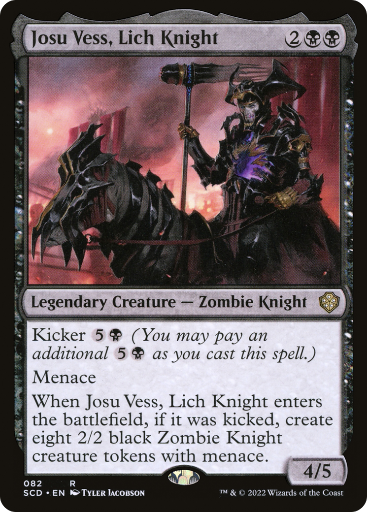 Josu Vess, Lich Knight [Starter Commander Decks] | Black Swamp Games