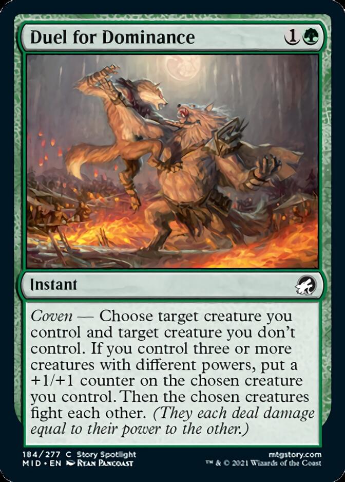 Duel for Dominance [Innistrad: Midnight Hunt] | Black Swamp Games