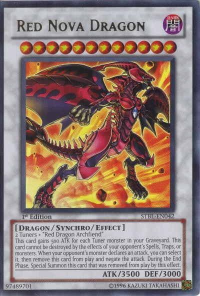 Red Nova Dragon [STBL-EN042] Ultra Rare | Black Swamp Games