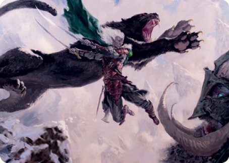 Drizzt Do'Urden Art Card [Dungeons & Dragons: Adventures in the Forgotten Realms Art Series] | Black Swamp Games