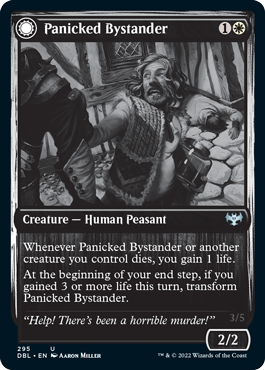 Panicked Bystander // Cackling Culprit [Innistrad: Double Feature] | Black Swamp Games