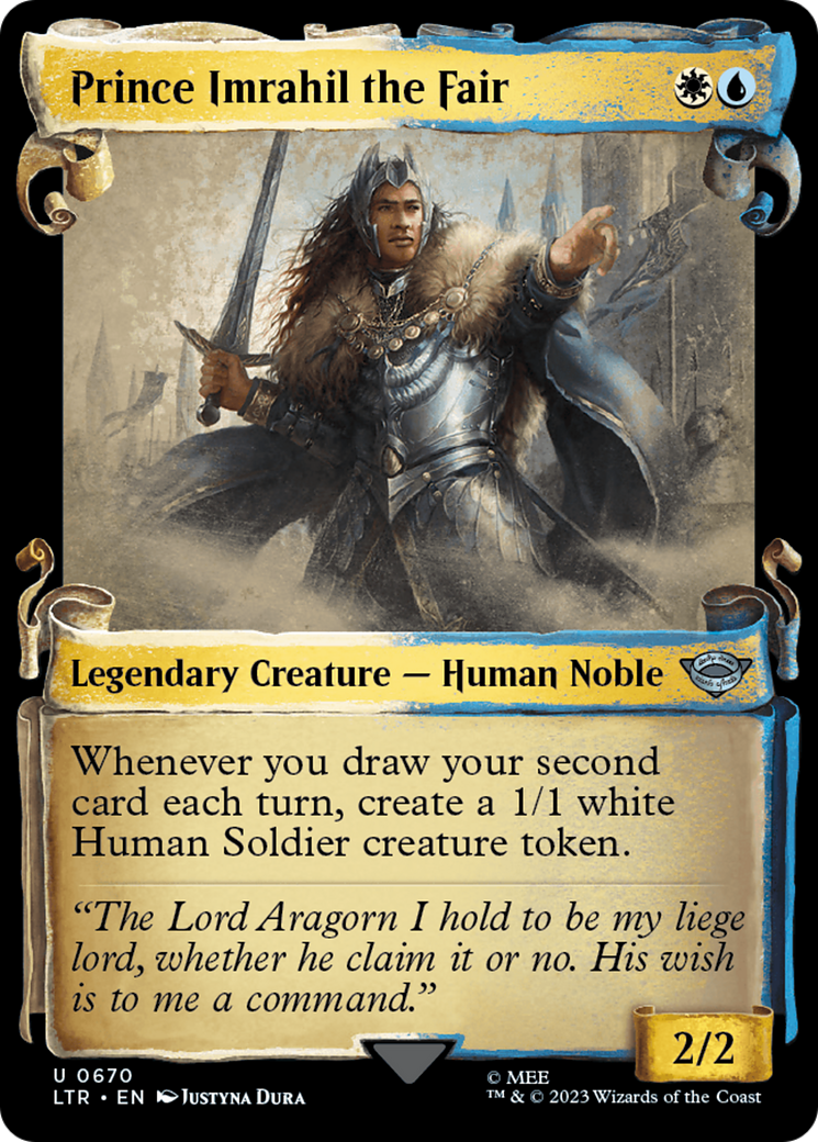 Prince Imrahil the Fair [The Lord of the Rings: Tales of Middle-Earth Showcase Scrolls] | Black Swamp Games