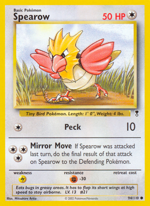 Spearow (94/110) [Legendary Collection] | Black Swamp Games