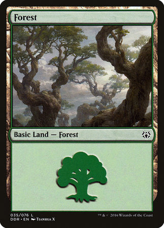 Forest (35) [Duel Decks: Nissa vs. Ob Nixilis] | Black Swamp Games