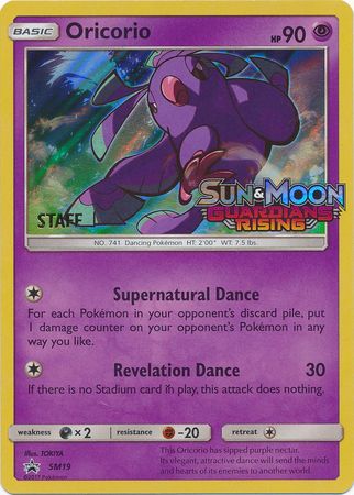 Oricorio (SM19) (Staff Prerelease Promo) [Sun & Moon: Black Star Promos] | Black Swamp Games