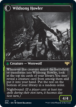Howlpack Piper // Wildsong Howler [Innistrad: Double Feature] | Black Swamp Games
