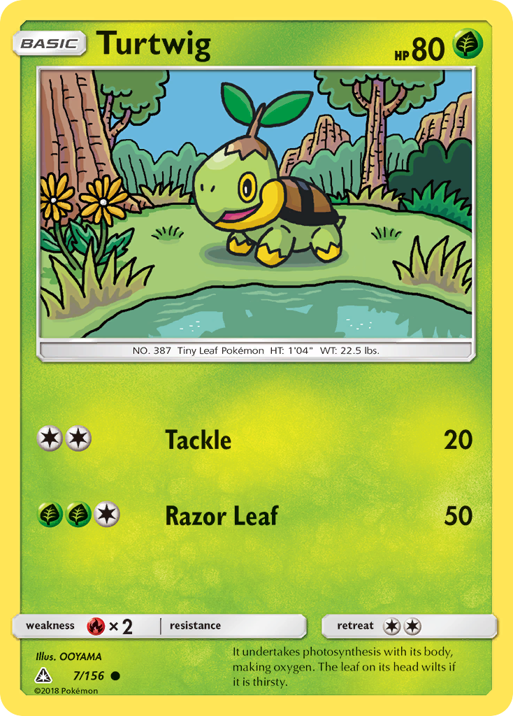 Turtwig (7/156) [Sun & Moon: Ultra Prism] | Black Swamp Games