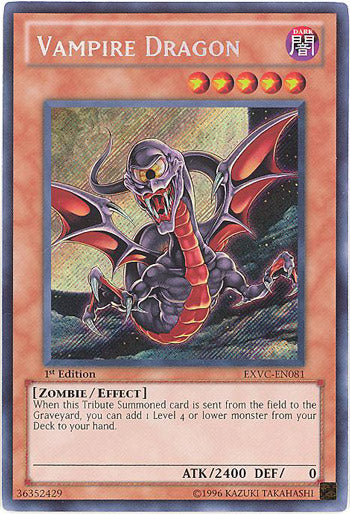 Vampire Dragon [EXVC-EN081] Secret Rare | Black Swamp Games