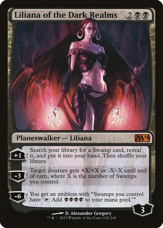 Liliana of the Dark Realms [Magic 2014] | Black Swamp Games