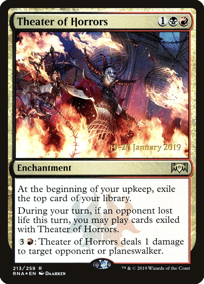 Theater of Horrors [Ravnica Allegiance Prerelease Promos] | Black Swamp Games