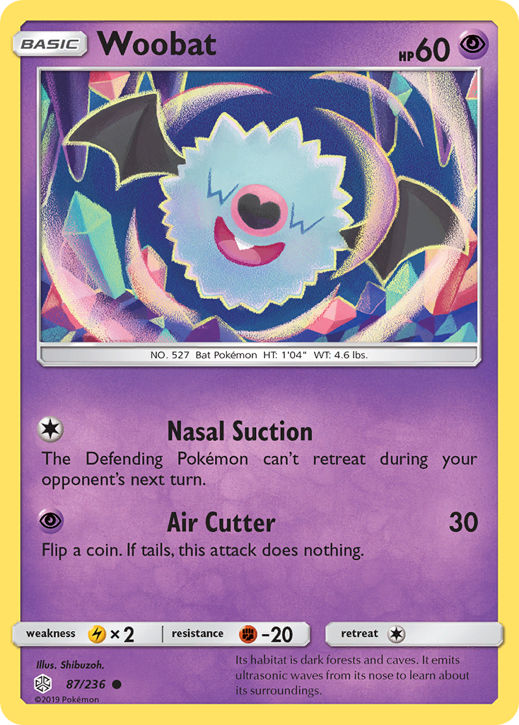 Woobat (87/236) [Sun & Moon: Cosmic Eclipse] | Black Swamp Games