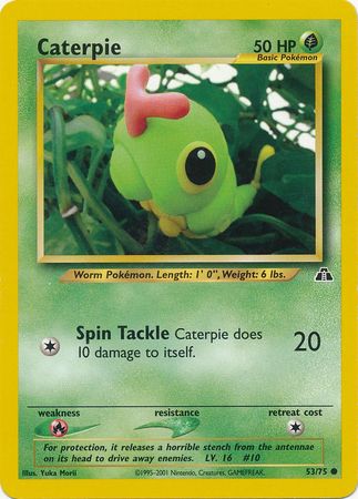 Caterpie (53/75) [Neo Discovery Unlimited] | Black Swamp Games