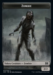 Zombie // Soldier Double-Sided Token [Double Masters 2022 Tokens] | Black Swamp Games