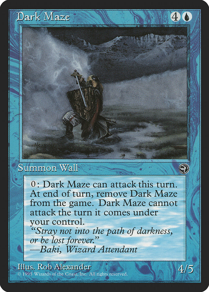 Dark Maze (Baki Flavor Text) [Homelands] | Black Swamp Games