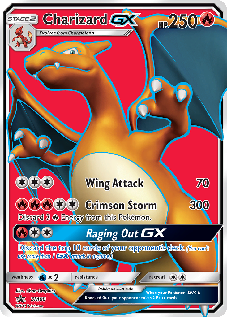 Charizard GX (SM60) [Sun & Moon: Black Star Promos] | Black Swamp Games