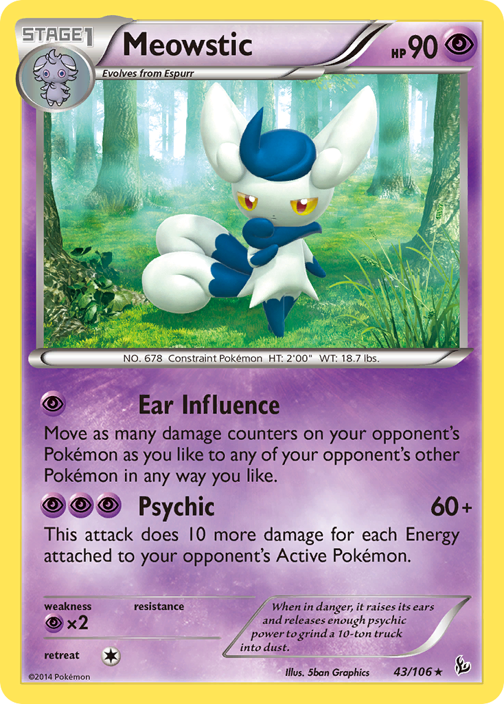 Meowstic (43/106) [XY: Flashfire] | Black Swamp Games