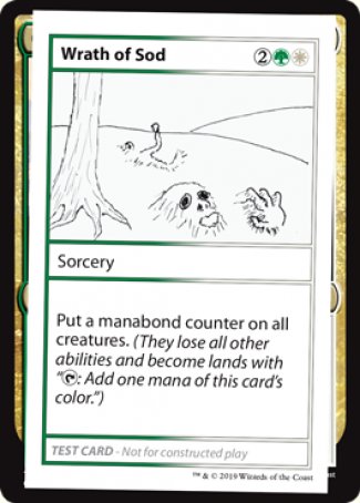 Wrath of Sod (2021 Edition) [Mystery Booster Playtest Cards] | Black Swamp Games