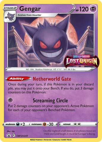 Pokemon 2014 XY#4 Phantom Gate Series Mega Gengar EX Holofoil Promo Card  #079/XY-P