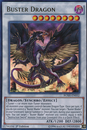 Buster Dragon [BOSH-EN052] Ultra Rare | Black Swamp Games