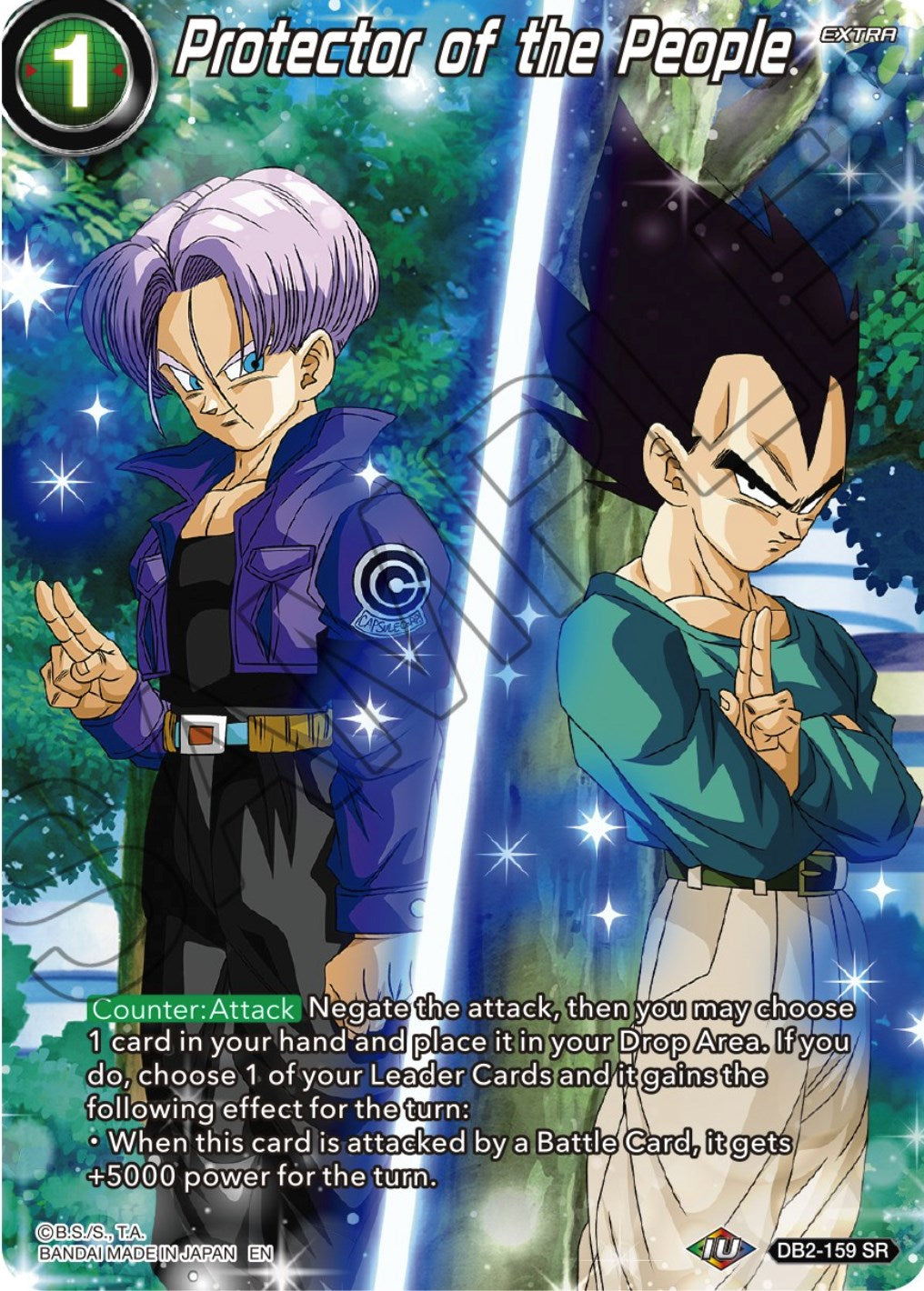 Protector of the People (DB2-159) [Theme Selection: History of Vegeta] | Black Swamp Games
