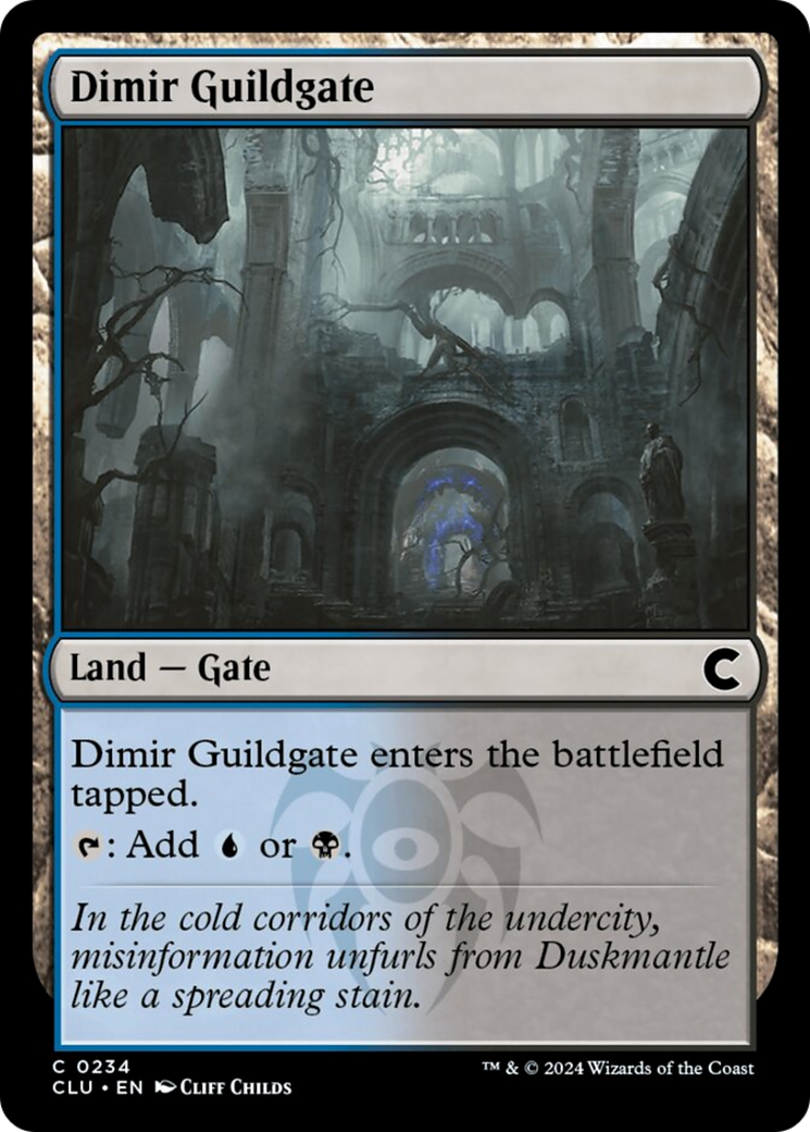 Dimir Guildgate [Ravnica: Clue Edition] | Black Swamp Games