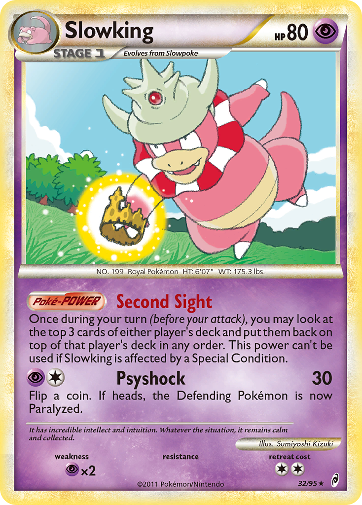 Slowking (32/95) [HeartGold & SoulSilver: Call of Legends] | Black Swamp Games