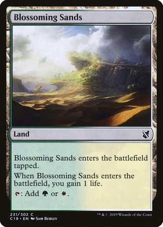 Blossoming Sands [Commander 2019] | Black Swamp Games