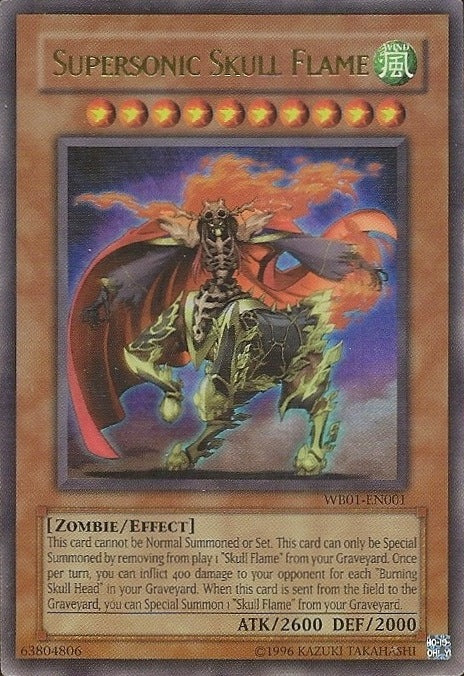 Supersonic Skull Flame [WB01-EN001] Super Rare | Black Swamp Games