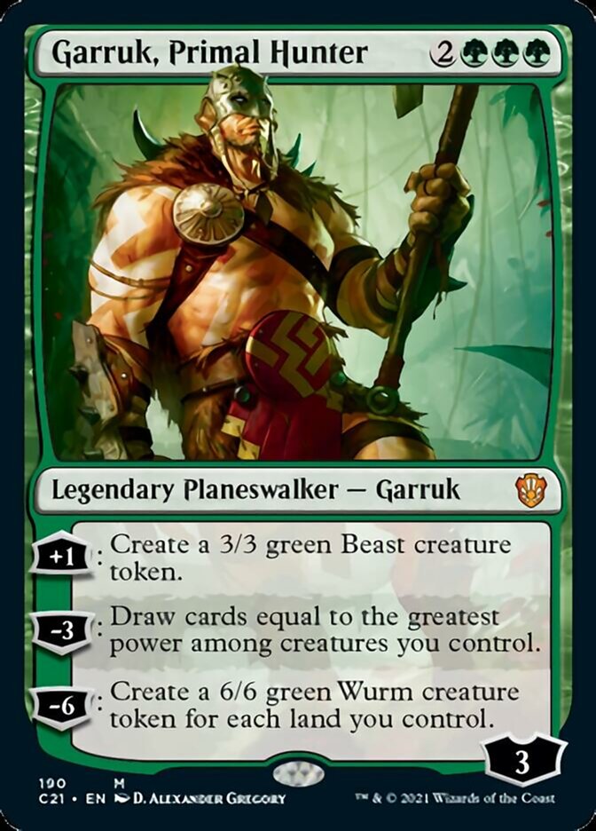 Garruk, Primal Hunter [Commander 2021] | Black Swamp Games