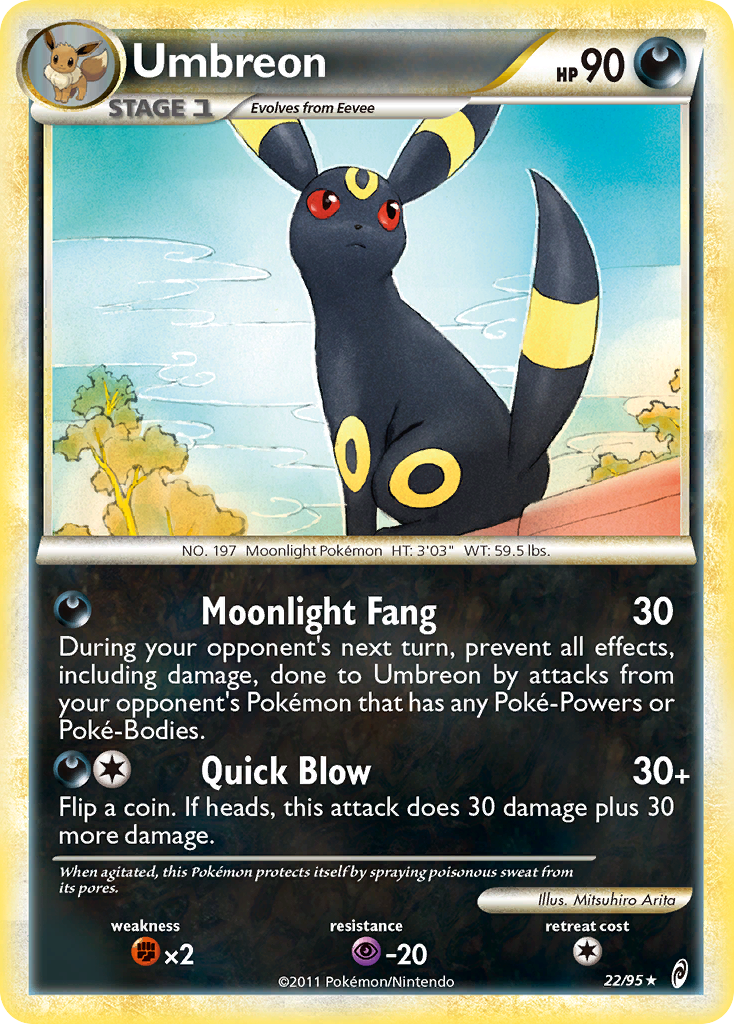 Umbreon (22/95) [HeartGold & SoulSilver: Call of Legends] | Black Swamp Games