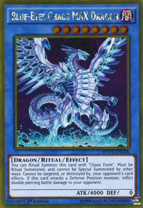 Blue-Eyes Chaos MAX Dragon [MVP1-ENG04] Gold Rare | Black Swamp Games