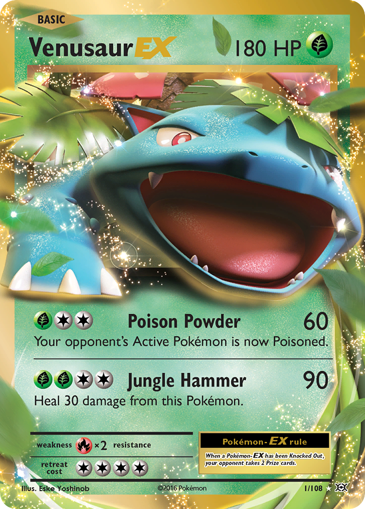 Venusaur EX (1/108) [XY: Evolutions] | Black Swamp Games