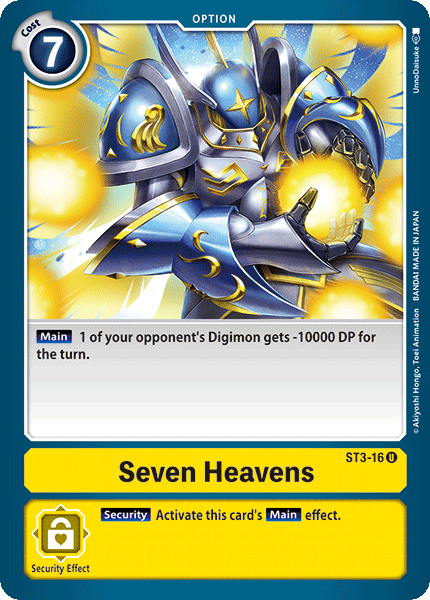 Seven Heavens [ST3-16] [Starter Deck: Heaven's Yellow] | Black Swamp Games