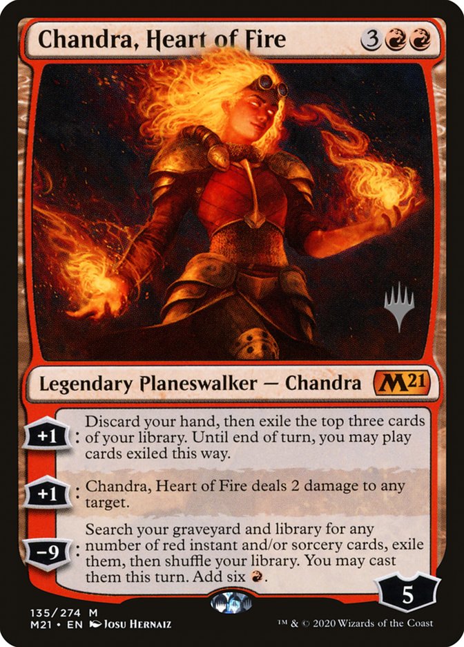 Chandra, Heart of Fire (Promo Pack) [Core Set 2021 Promos] | Black Swamp Games