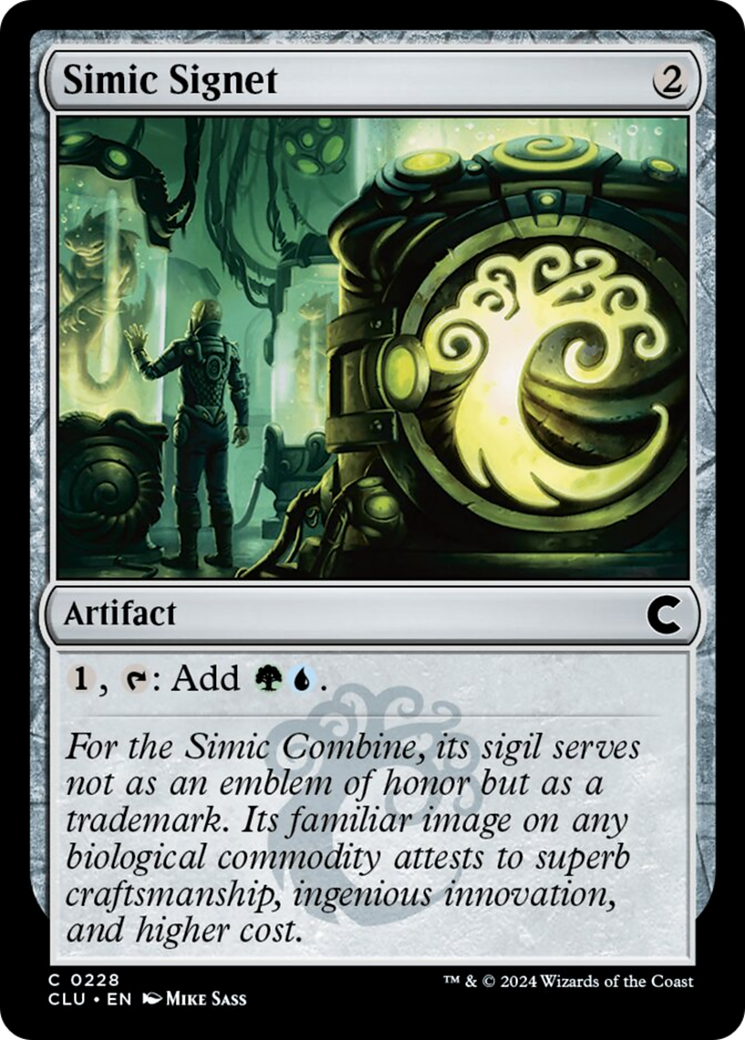 Simic Signet [Ravnica: Clue Edition] | Black Swamp Games