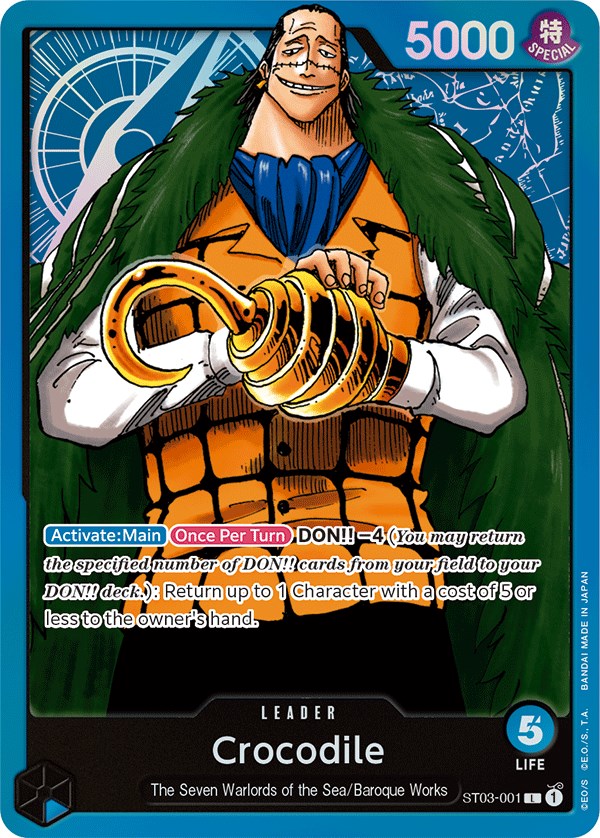 Crocodile (001) [Starter Deck: The Seven Warlords of The Sea] | Black Swamp Games
