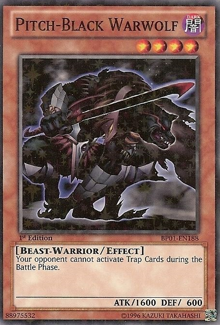 Pitch-Black Warwolf [BP01-EN188] Starfoil Rare | Black Swamp Games