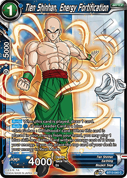 Tien Shinhan, Energy Fortification (Common) [BT13-045] | Black Swamp Games