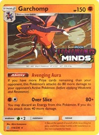 Garchomp (114/236) (Cosmos Holo) [Sun & Moon: Unified Minds] | Black Swamp Games